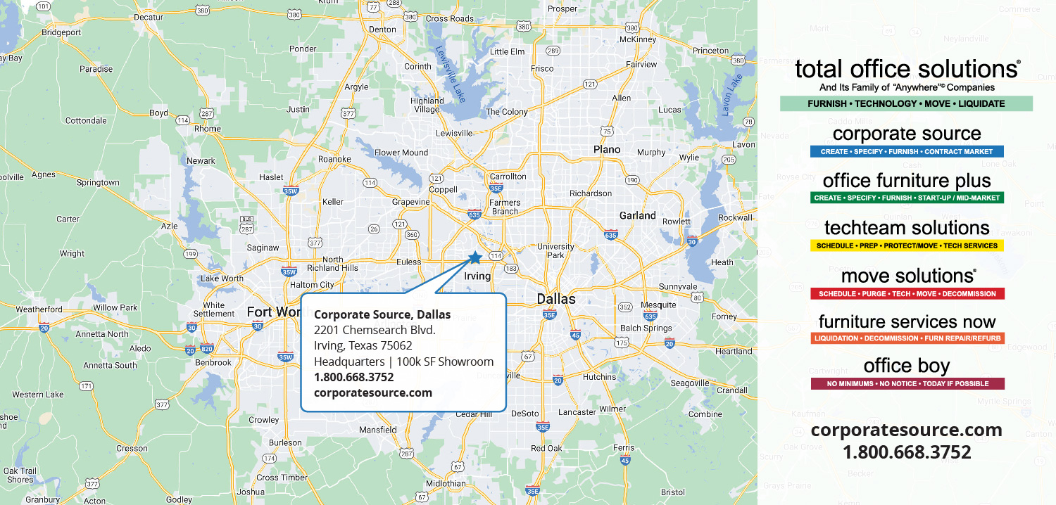 Map Chemsearch in the Metroplex