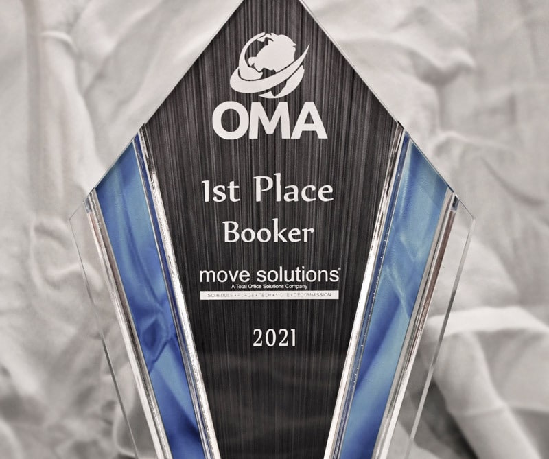 OMA 1st place booker award